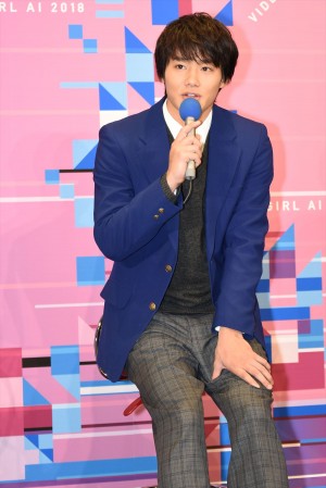 野村周平、『電影少女VIDEO GIRL AI 2018』第一話試写＆記者会見に登場