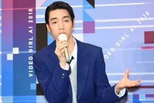 清水尋也、『電影少女VIDEO GIRL AI 2018』第一話試写＆記者会見に登場