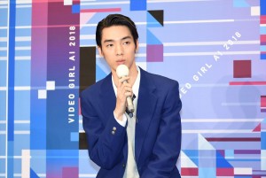 清水尋也、『電影少女VIDEO GIRL AI 2018』第一話試写＆記者会見に登場