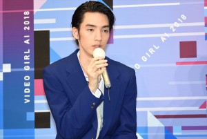 清水尋也、『電影少女VIDEO GIRL AI 2018』第一話試写＆記者会見に登場