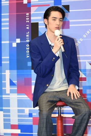 清水尋也、『電影少女VIDEO GIRL AI 2018』第一話試写＆記者会見に登場