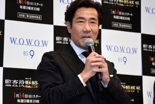 『連続ドラマW監査役 野崎修平』完成披露試写会20180112