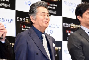 古谷一行、『連続ドラマW監査役 野崎修平』完成披露試写会に登壇