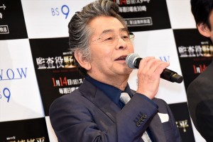 古谷一行、『連続ドラマW監査役 野崎修平』完成披露試写会に登壇