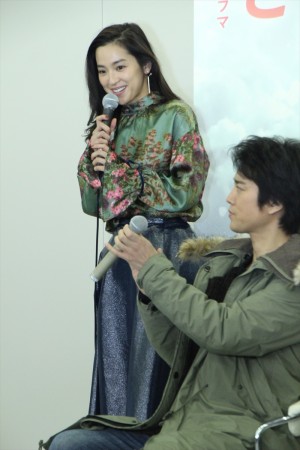 中村アン、『きみが心に棲みついた』制作発表会にて