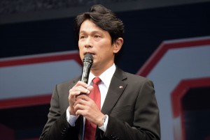 江口洋介、『BG～身辺警護人～』プレミアム試写会＆制作発表記者会見に登場