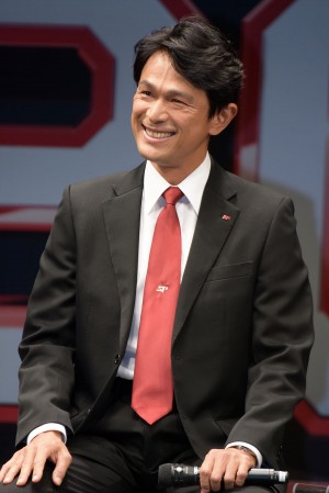 江口洋介、『BG～身辺警護人～』プレミアム試写会＆制作発表記者会見に登場