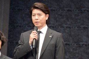 上川隆也、『BG～身辺警護人～』プレミアム試写会＆制作発表記者会見に登場