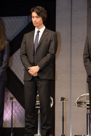 斎藤工、『BG～身辺警護人～』プレミアム試写会＆制作発表記者会見に登場