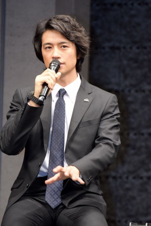 斎藤工、『BG～身辺警護人～』プレミアム試写会＆制作発表記者会見に登場