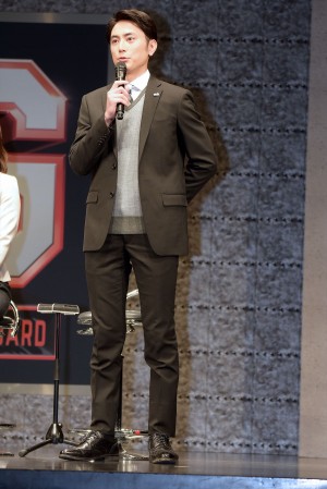 間宮祥太朗、『BG～身辺警護人～』プレミアム試写会＆制作発表記者会見に登場