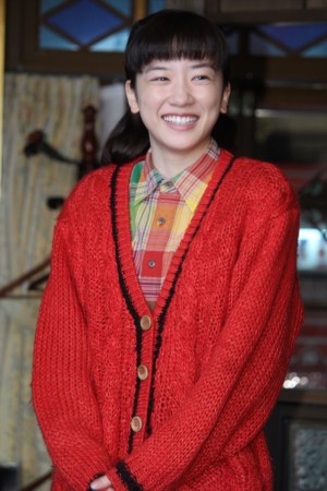 永野芽郁、連続テレビ小説『半分、青い。』スタジオ取材会に登場