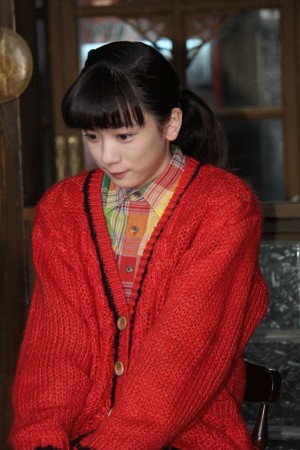 永野芽郁、連続テレビ小説『半分、青い。』スタジオ取材会に登場