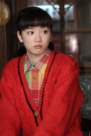 永野芽郁、連続テレビ小説『半分、青い。』スタジオ取材会に登場