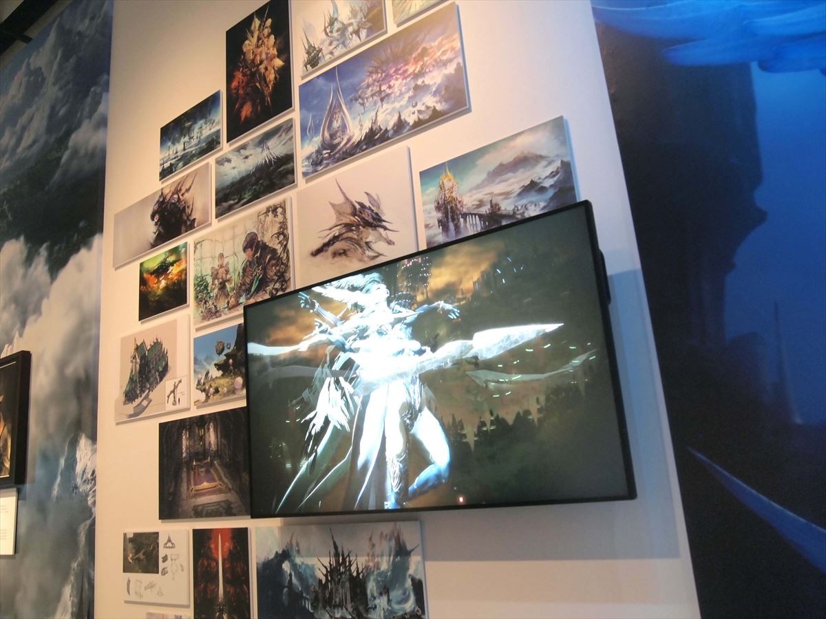 FF大回顧展開催！ 30年の歴史を“別れ”をテーマにキャラ設定画と名場面と共に辿る