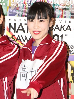 『ももいろクローバーZ 2018 OPENING ～新しい青空へ～』ライブ前に囲み会に出席した高城れに