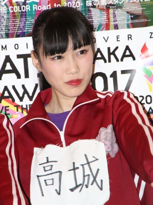 『ももいろクローバーZ 2018 OPENING ～新しい青空へ～』ライブ前に囲み会に出席した高城れに