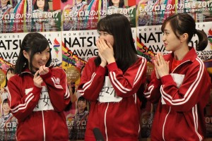 『ももいろクローバーZ 2018 OPENING ～新しい青空へ～』ライブ前に囲み会に出席したももいろクローバーZ