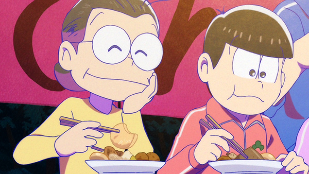 『おそ松さん』第16話、松野家の隣に“かわい子ちゃん”!? 場面写真解禁