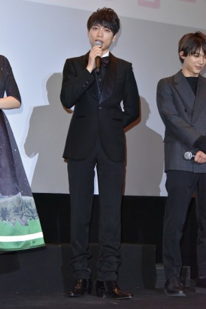 山崎育三郎、『レオン』完成披露試写会 舞台挨拶に登壇