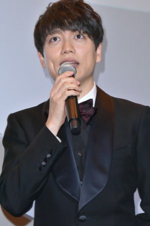 山崎育三郎、『レオン』完成披露試写会 舞台挨拶に登壇