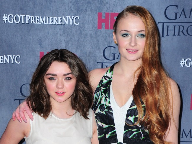 メイジー・ウィリアムズ、ソフィー・ターナー、Maisie Williams、Sophie Turner