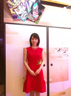 桜庭ななみ、外務省・在中国日本国大使館事業オープニングセレモニーに出席