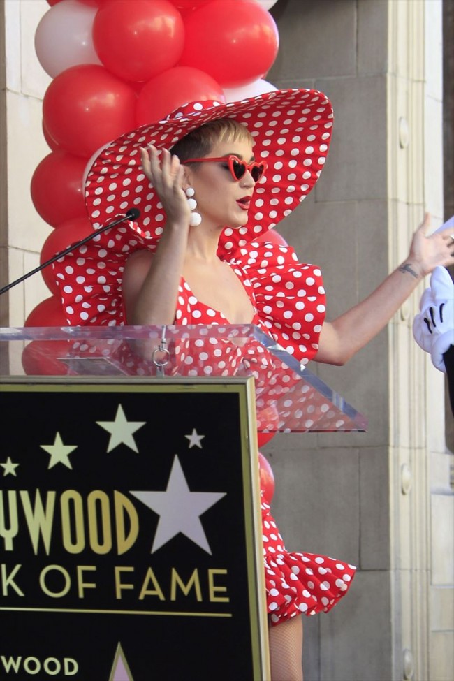 ケイティ・ペリー、Katy Perry （Star on the Hollywood Walk of Fame for Minnie Mouse， 2018）