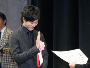松坂桃李、「第39回ヨコハマ映画祭」にて