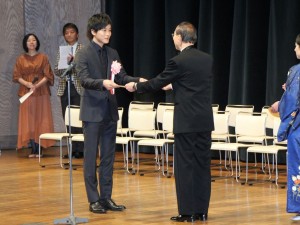 松坂桃李、「第39回ヨコハマ映画祭」にて