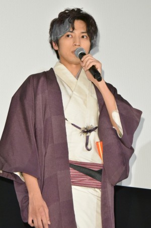 桐山漣、『曇天に笑う』完成披露舞台挨拶に登壇