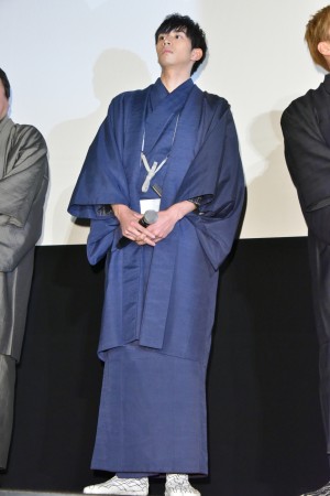 市川知宏、『曇天に笑う』完成披露舞台挨拶に登壇