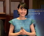 菊地凛子、ギレルモ・デル・トロ監督来日サロン会見に登場