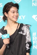 森星、「ROXY FITNESS」新アンバサダー就任発表会に出席