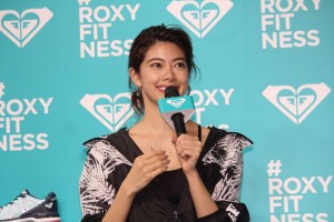 森星、「ROXY FITNESS」新アンバサダー就任発表会に出席