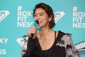 森星、「ROXY FITNESS」新アンバサダー就任発表会に出席