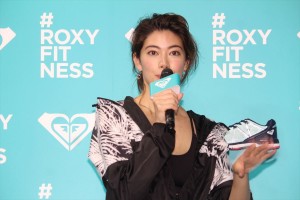 森星、「ROXY FITNESS」新アンバサダー就任発表会に出席