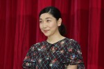 安藤サクラ、NHK連続テレビ小説『まんぷく』ヒロイン発表会見に登場