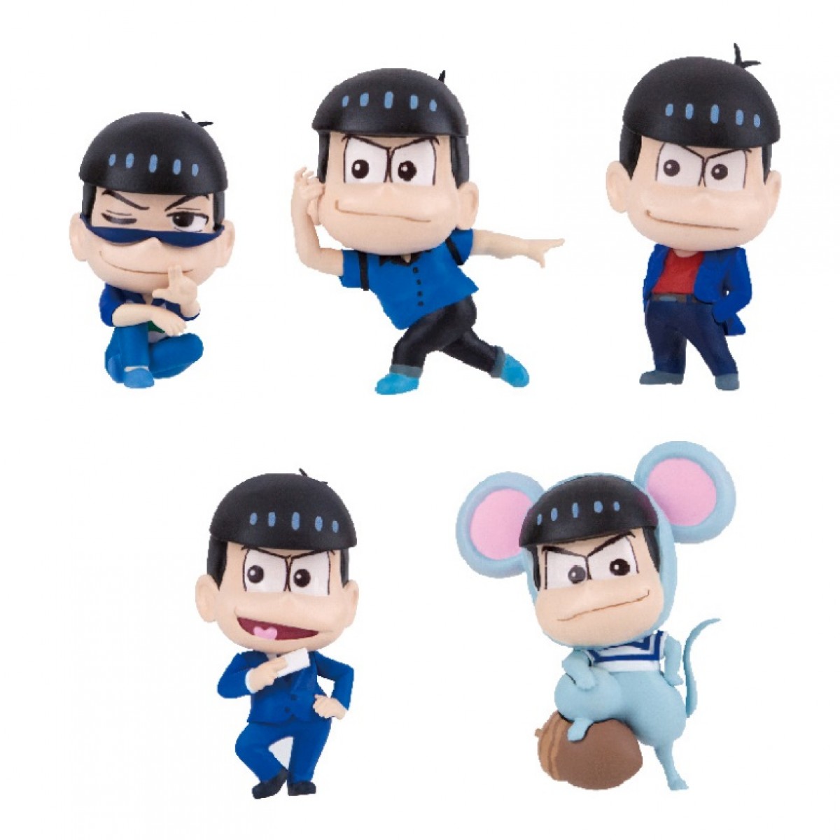 “推し松”だけが揃えられる!? 『おそ松さん』6つ子だらけのミニフィギュア発売