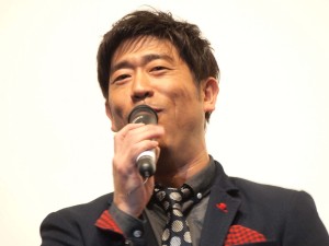 原口あきまさ、『巫女っちゃけん。』初日舞台挨拶にて