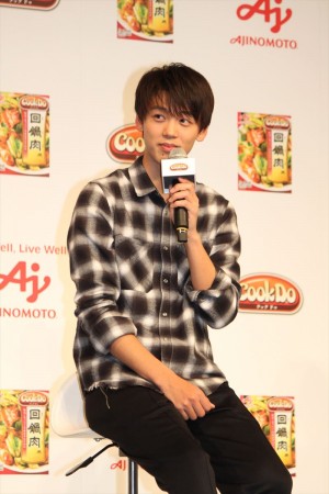 竹内涼真、「Cook Do（クックドゥ）」新CM発表会に登場