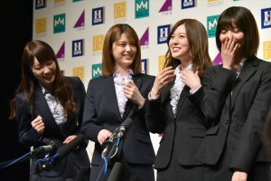 「はるやま／P．S．FA フレッシャーズキャンペーン 」新CM発表会にて