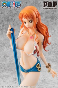 『ワンピース』ナミ、“目のやり場に困る”ビキニ＆ホットパンツ姿で立体化
