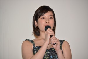 筧美和子、『犬猿』初日舞台挨拶にて