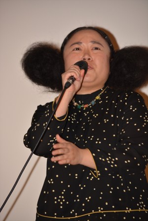 江上敬子、『犬猿』初日舞台挨拶にて