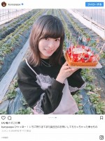 きゃりーぱみゅぱみゅ×イチゴのショットが「可愛すぎィ！」　※「きゃりーぱみゅぱみゅ」インスタグラム