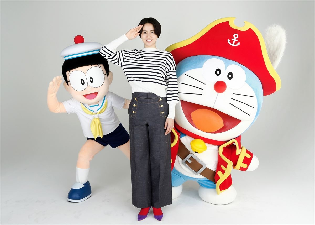 長澤まさみが『映画ドラえもん のび太の宝島』に出演