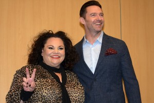 キアラ・セトル＆ヒュー・ジャックマン、『グレイテスト・ショーマン』来日記者会見にて