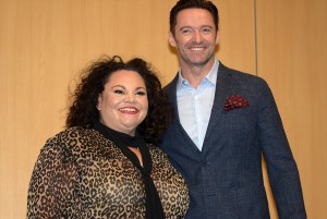 キアラ・セトル＆ヒュー・ジャックマン、『グレイテスト・ショーマン』来日記者会見にて