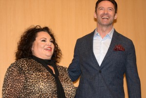 キアラ・セトル＆ヒュー・ジャックマン、『グレイテスト・ショーマン』来日記者会見にて